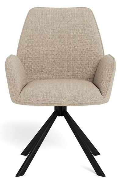 Scaun dining Glenda, Bej, 88.5x61x63 cm