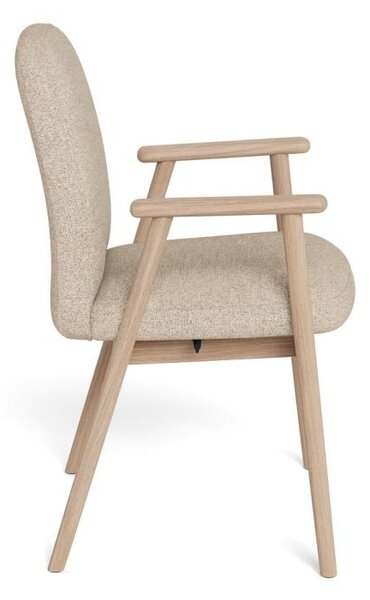 Scaun dining Calvin, Bej, 88x55x60 cm
