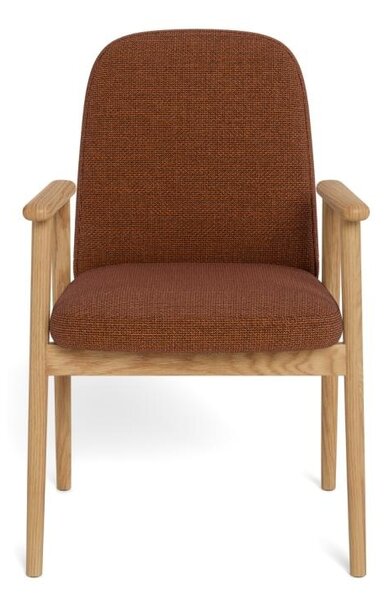 Scaun dining Calvin, Portocaliu, 88x55x60.5 cm