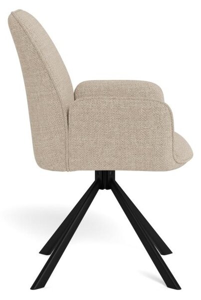 Scaun dining Glenda, Bej, 88.5x61x63 cm