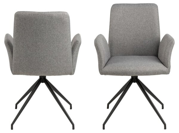 Scaun dining Naya, Gri, 88x59x59 cm