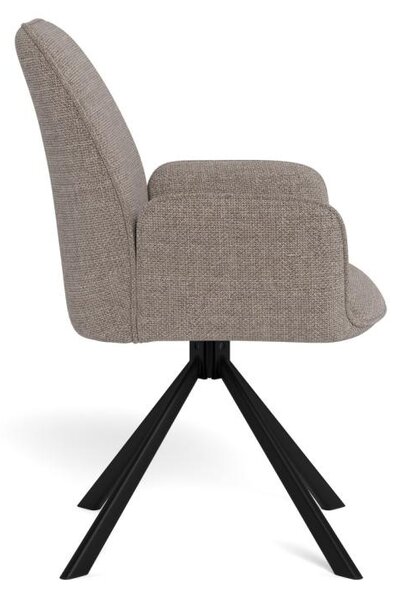 Scaun dining Glenda V2, Gri, 88.5x61x63 cm
