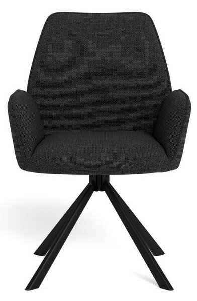 Scaun dining Glenda V1, Gri, 88.5x61x63 cm