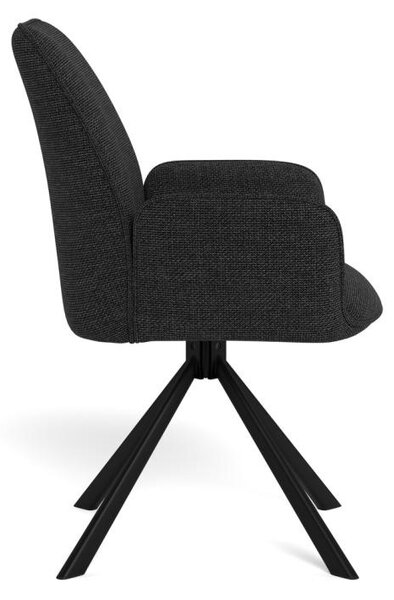 Scaun dining Glenda V1, Gri, 88.5x61x63 cm