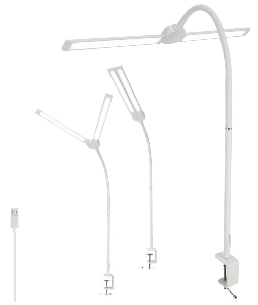 Brilagi - Lampă LED de birou reglabilă USB VARIO LED/14W/5V 3000-6000K albă