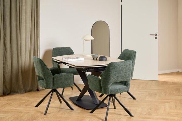 Masa dining Morella, Maro, 77x180x90 cm