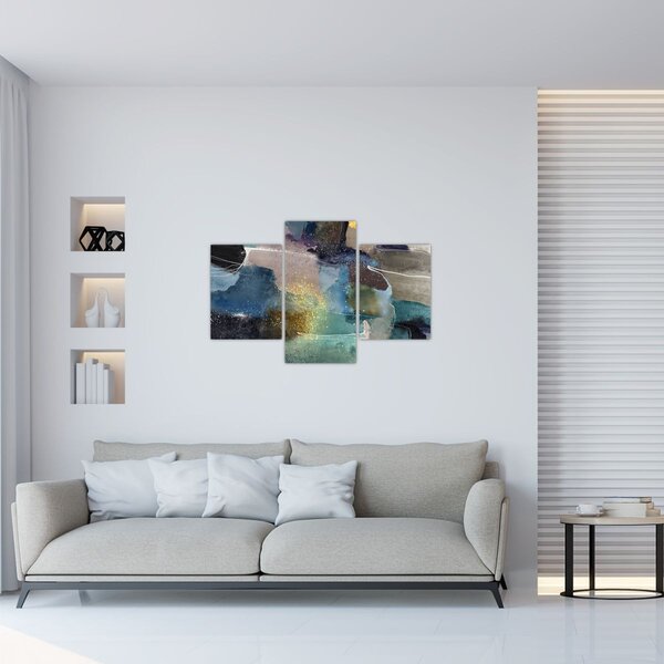 Tablou - Abstract acuarelă (90x60 cm)