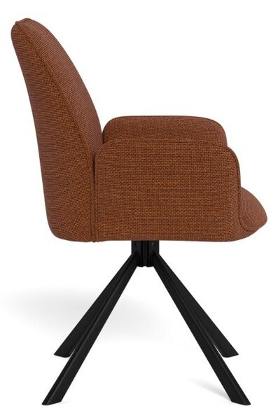 Scaun dining Glenda, Portocaliu, 88.5x61x63 cm