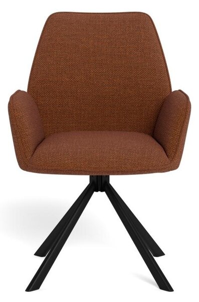 Scaun dining Glenda, Portocaliu, 88.5x61x63 cm