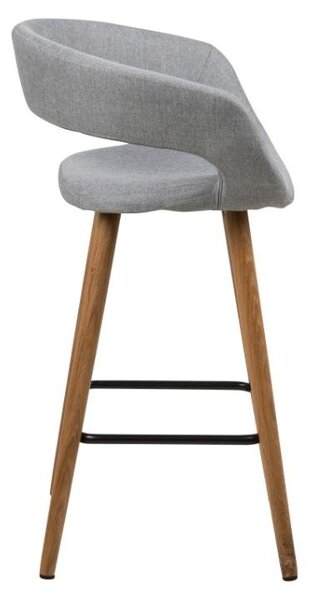 Scaun inalt Grace, Gri, 88.5x55x46 cm