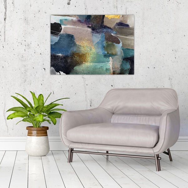 Tablou - Abstract acuarelă (70x50 cm)