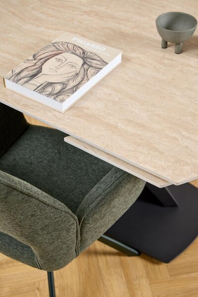 Masa dining Morella, Maro, 77x180x90 cm