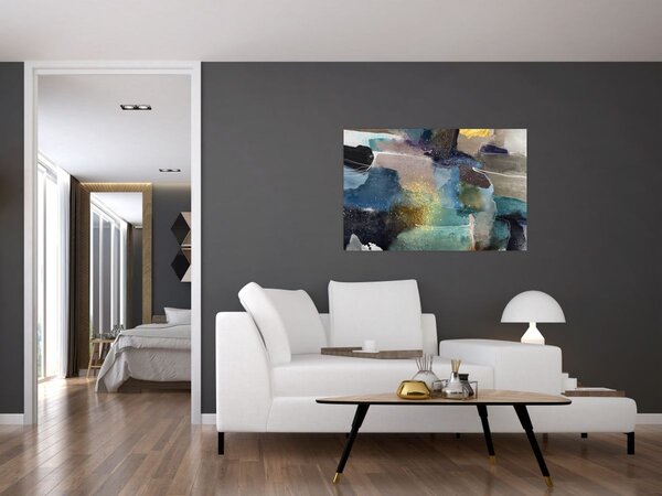 Tablou - Abstract acuarelă (90x60 cm)