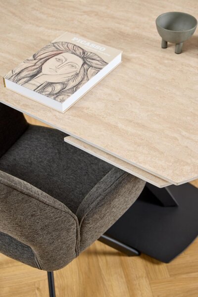Scaun dining Graham V1, Gri, 87x59x62 cm