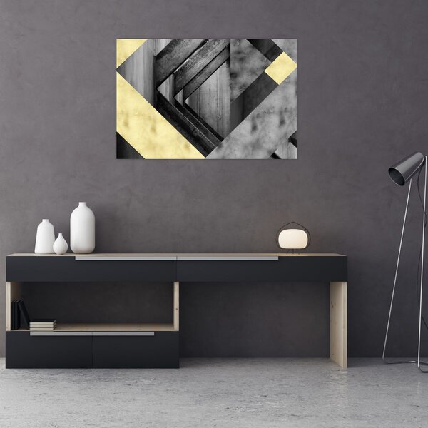 Tablou - Textura forme (90x60 cm)