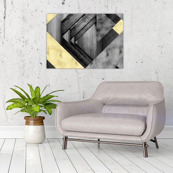 Tablou - Textura forme (70x50 cm)
