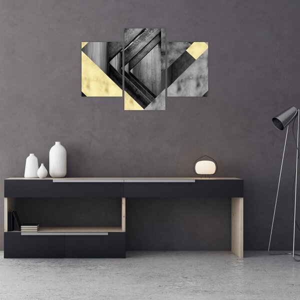 Tablou - Textura forme (90x60 cm)