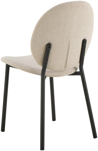 Scaun dining Cliff, Bej, 87x50x57.5 cm