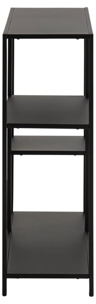 Biblioteca Newcastle, Negru, 86x79.5x30 cm
