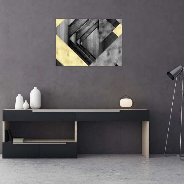 Tablou - Textura forme (70x50 cm)