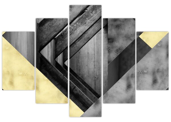 Tablou - Textura forme (150x105 cm)