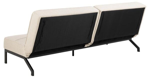 Canapea extensibila Perugia, Bej, 87x198x95 cm