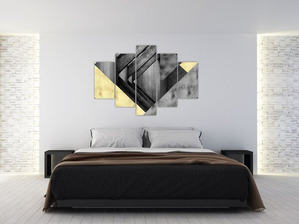 Tablou - Textura forme (150x105 cm)