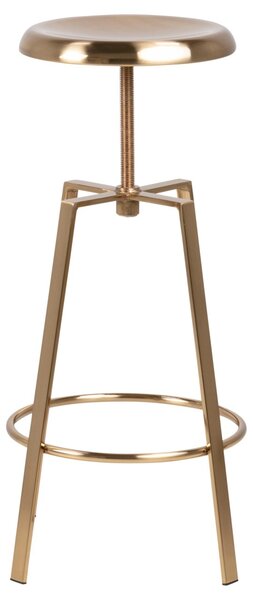 Scaun de bar Goose, Auriu, 87x41x41 cm