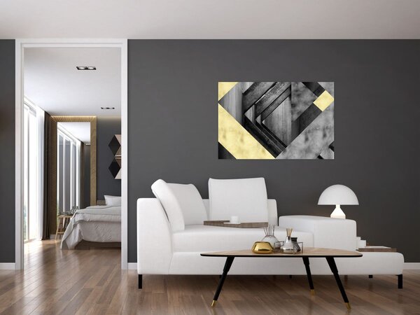 Tablou - Textura forme (90x60 cm)