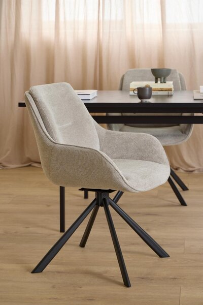 Scaun dining Carrie, Maro, 87.5x58.5x64 cm