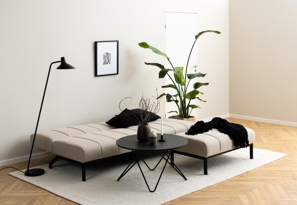 Canapea extensibila Caix, Bej, 87x198x95 cm