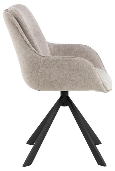 Scaun dining Carrie, Maro, 87.5x58.5x64 cm