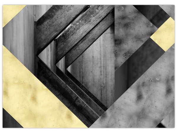 Tablou - Textura forme (70x50 cm)