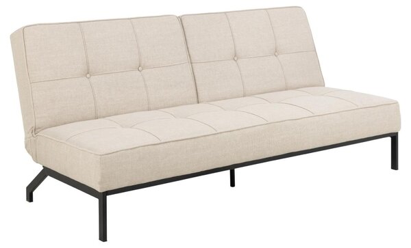 Canapea extensibila Perugia, Bej, 87x198x95 cm