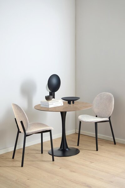 Scaun dining Cliff, Bej, 87x50x57.5 cm