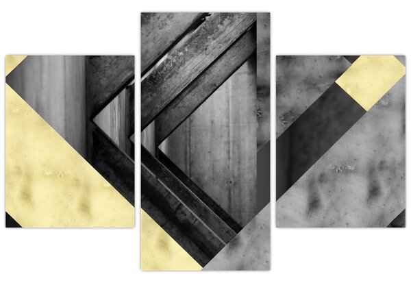 Tablou - Textura forme (90x60 cm)