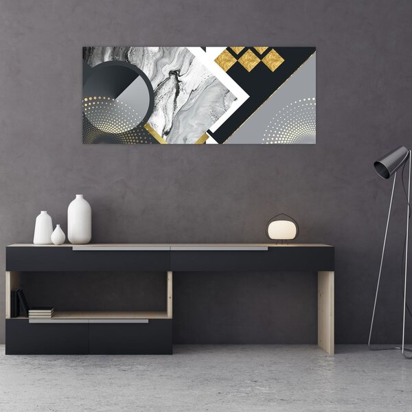 Tablou - Colaj texturat (120x50 cm)