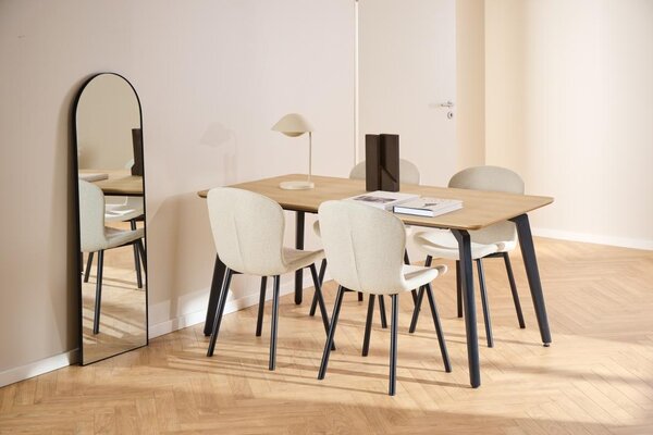 Scaun dining Esra, Bej, 86x50x58 cm