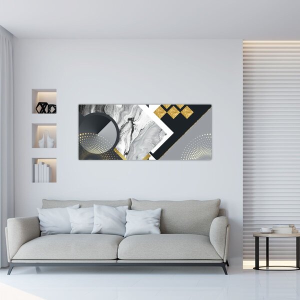 Tablou - Colaj texturat (120x50 cm)
