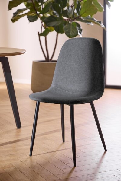 Scaun dining Celia V1, Gri, 86x44x54 cm