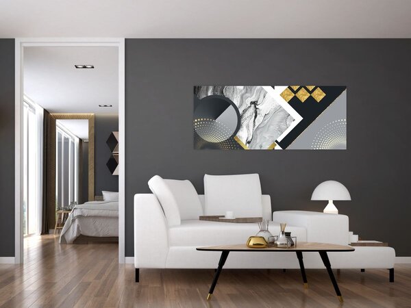 Tablou - Colaj texturat (120x50 cm)