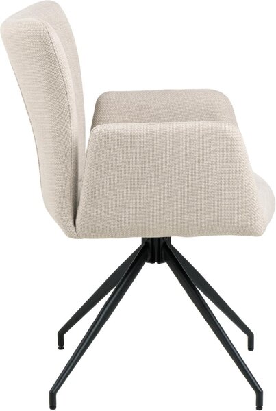 Scaun dining Laura, Bej, 86x57x61.5 cm