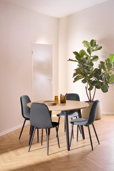 Scaun dining Celia V1, Gri, 86x44x54 cm