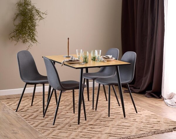 Scaun dining Celia V1, Gri, 86x44x54 cm