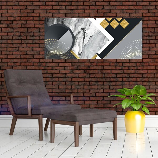 Tablou - Colaj texturat (120x50 cm)