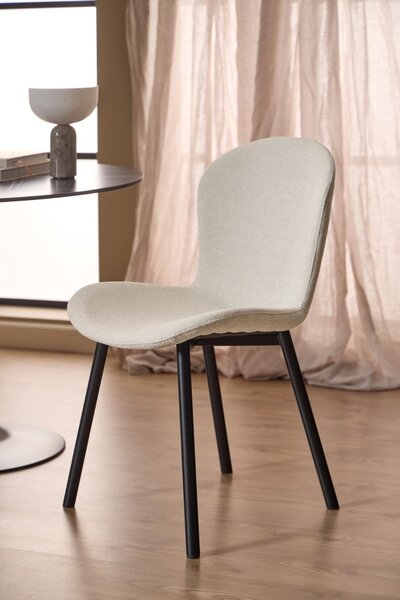 Scaun dining Esra, Bej, 86x50x58 cm
