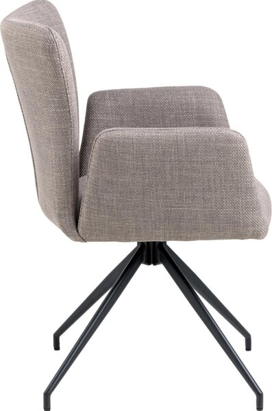 Scaun dining Laura, Gri, 86x57x61.5 cm