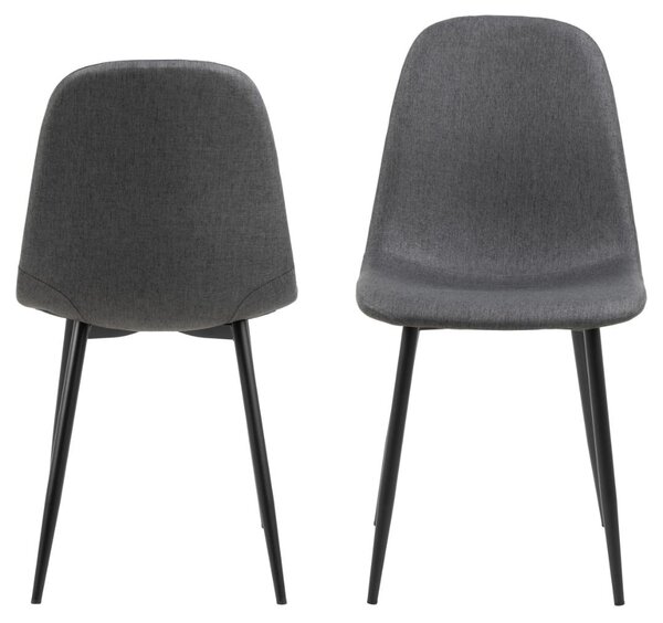 Scaun dining Celia V1, Gri, 86x44x54 cm