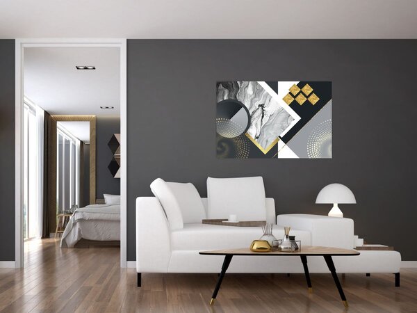 Tablou - Colaj texturat (90x60 cm)