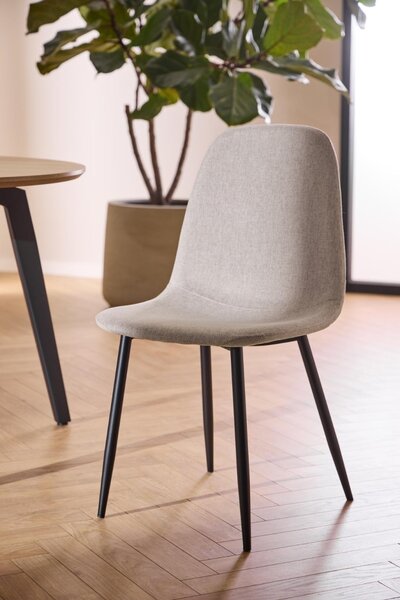 Scaun dining Celia, Bej, 86x44x54 cm